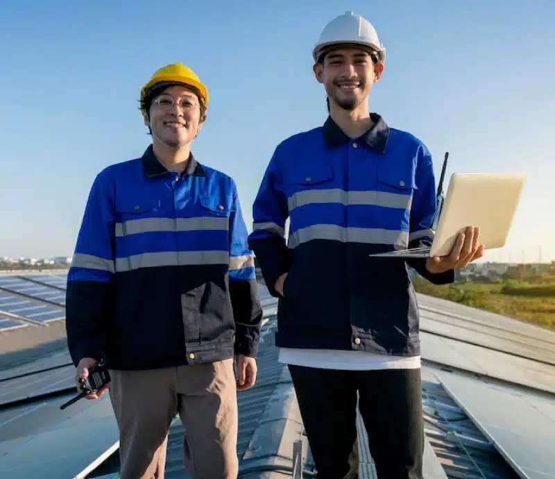 Nosotros en instalación de paneles solares en Mérida