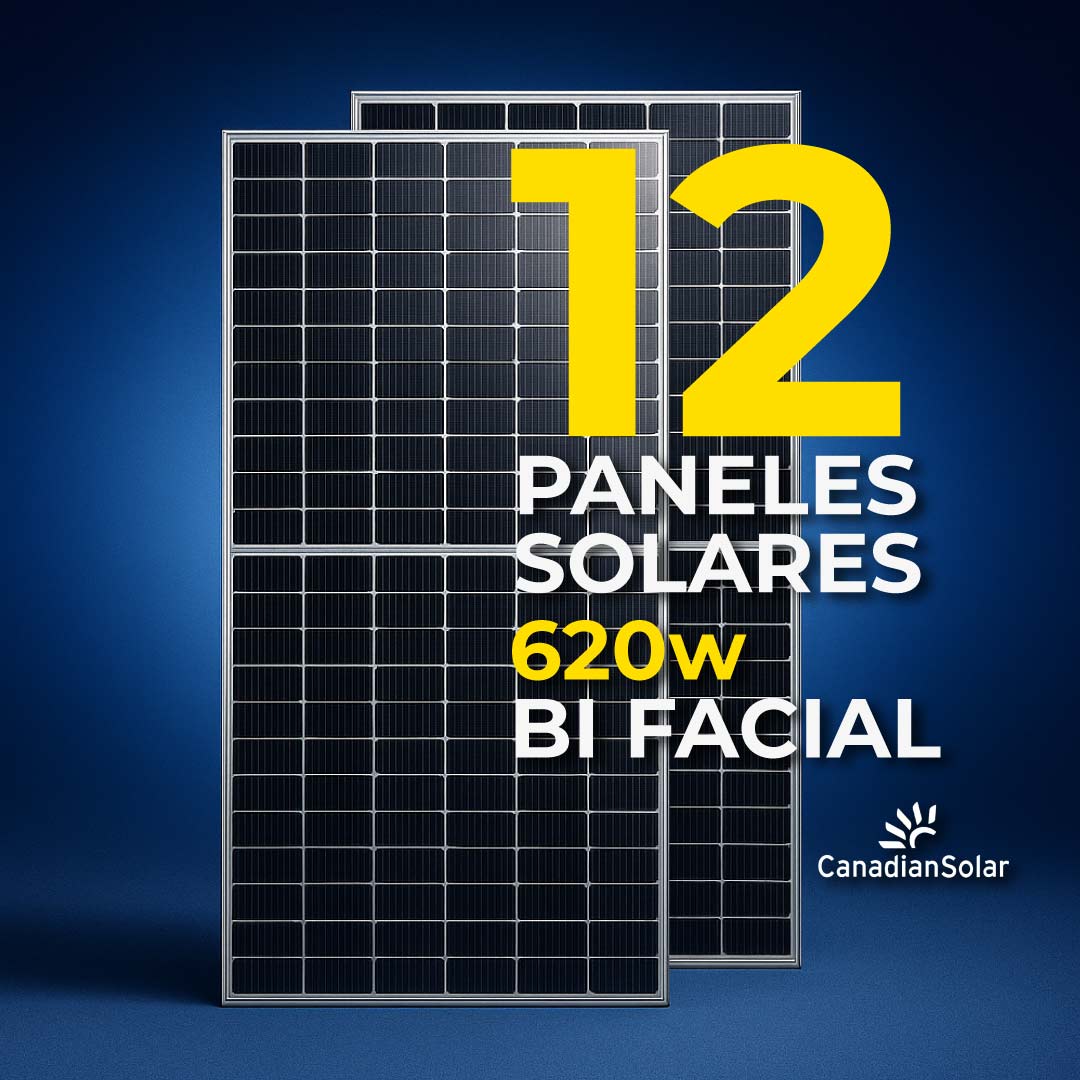 12 paneles solares