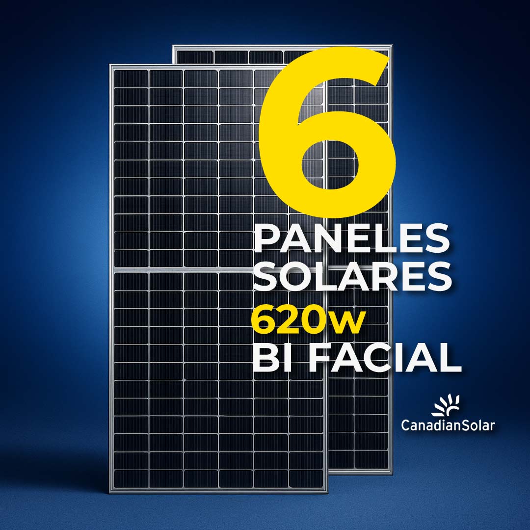 6 paneles solares