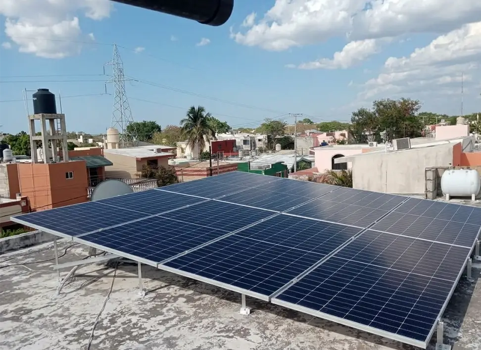 paneles instalados en francisco de montejo merida ycuatan